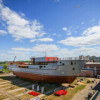 На ССЗ «Вымпел» состоялся спуск на воду нового морского транспорта вооружения «Геннадий Дмитриев»