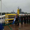 В Кронштадте прошла церемония подъема флага на судне тылового обеспечения «Всеволод Бобров»