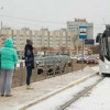 На улицы Красноярска вышли первые низкопольные трамваи