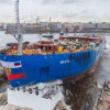 Как проходил спуск на воду атомного ледокола «Якутия» проекта 22220