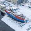 Как проходил спуск на воду краболова «Капитан Егоров» проекта 5712LS