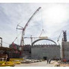 На стройплощадке реактора МБИР строители приступили к монтажу купола реакторного здания