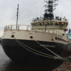 Новейший ледокол «Евпатий Коловрат» прибыл на рейд порта Пусан
