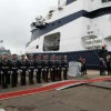 На ПСЗ «Янтарь» состоялась церемония подъема флага ВМФ на ОИС «Евгений Горигледжан»